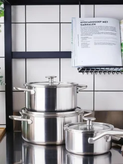 Koch-Set KitchenAid mit 3 Schichtböden, 7-tlg.