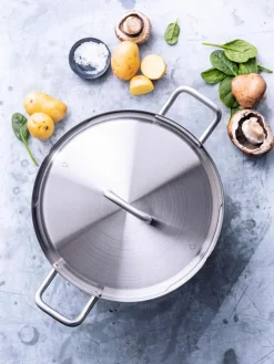 Koch-Set Q-Linair aus Edelstahl, 5-tlg.