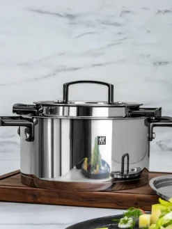 Kochtöpfe Bellasera aus Edelstahl, 5er-Set