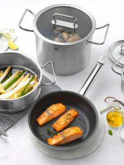 Kochtöpfe Pro aus Edelstahl, 5er-Set