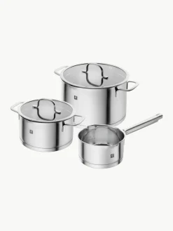 Kochtöpfe TrueFlow aus Edelstahl, 3er-Set