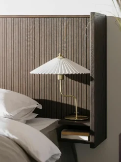 Kopfteil Redmond aus Eichenholz mit Ablagefläche