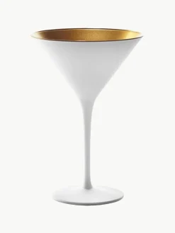 Kristall-Cocktailgläser Elements, 6 Stück