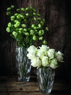 Kristallglas-Vase Quartz, H 16 cm