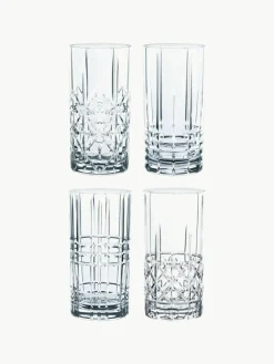 Kristall-Longdrinkgläser Highland, 4er-Set