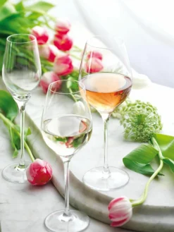 Kristall-Rotweingläser Exquisit, 6 Stück