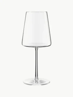 Kristall-Rotweingläser Power in Kegelform, 6 Stück