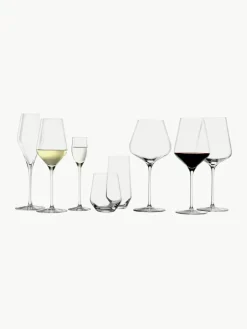 Kristall-Rotweingläser Quatrophil, 6 Stück