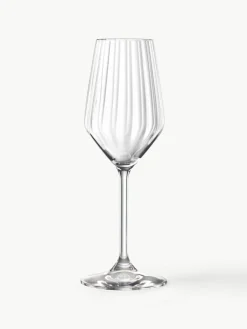 Kristall-Sektgläser Life Style, 4 Stück