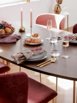 Kristall-Sektgläser Power in Kegelform, 6 Stück