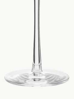 Kristall-Sektgläser Power in Kegelform, 6 Stück