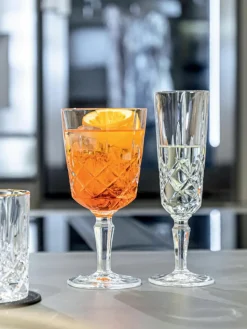 Kristall-Weingläser Noblesse, 4 Stück