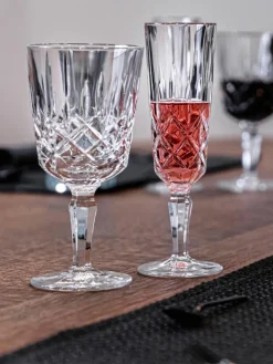 Kristall-Weingläser Noblesse, 4 Stück