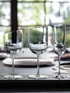 Kristall-Weißweingläser NewMoon, 4 Stück