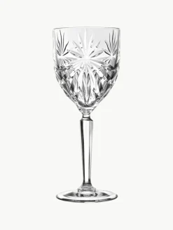 Kristall-Weißweingläser Oasis mit Relief, 6 Stück