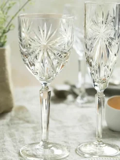 Kristall-Weißweingläser Oasis mit Relief, 6 Stück