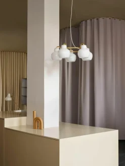 Kronleuchter VL Ring Crown, mundgeblasen