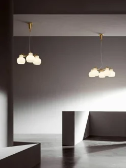 Kronleuchter VL Ring Crown, mundgeblasen