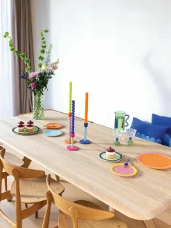 Kuchenteller Whip aus Dolomit, 4er-Set