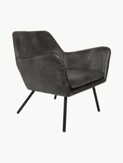 Kunstleder-Loungesessel Bon