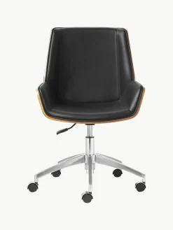 Kunstleder-Schreibtischstuhl Rouven, höhenverstellbar