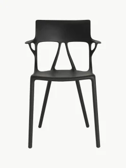 Kunststoff-Armlehnstühle A.I., 2 Stück