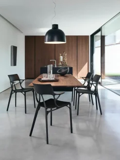 Kunststoff-Armlehnstühle A.I., 2 Stück