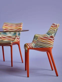 Kunststoff-Armlehnstuhl Eleganza Missoni