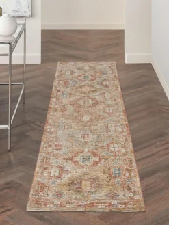 Kurzflor-Läufer Sahar mit Ornamentmuster