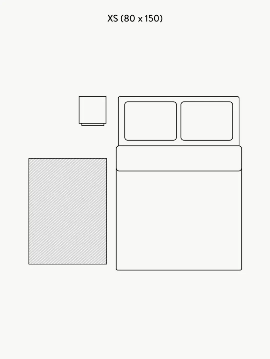 Kurzflor-Teppich Kari