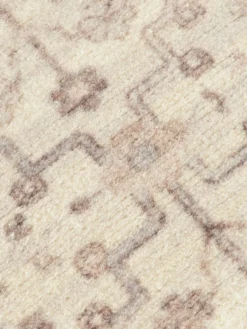 Kurzflor-Teppich Rosalie mit Ornamenten, handgewebt