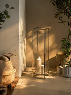 Laterne Nathan aus Glas