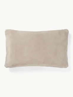 Leder-Kissenhülle Amaia mit Fransen