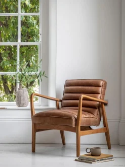 Leder-Loungesessel Datsun