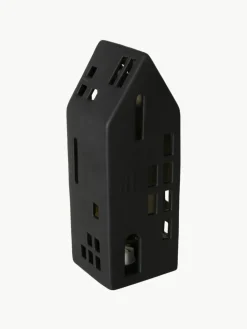 LED-Lichthaus Hygga aus Porzellan, H 20 cm