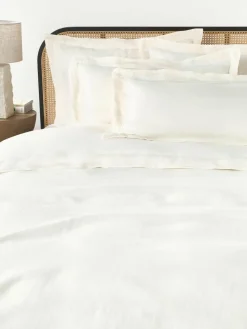 Leinen-Bettdeckenbezug Linna mit Stehsaum