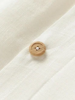 Leinen-Bettdeckenbezug Linna mit Stehsaum