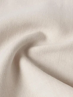 Leinen-Kissenhülle Luana mit Fransen