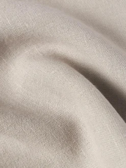 Leinen-Kissenhülle Luana mit Fransen