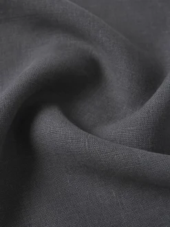 Leinen-Kissenhülle Luana mit Fransen