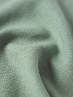 Leinen-Kissenhülle Luana mit Fransen