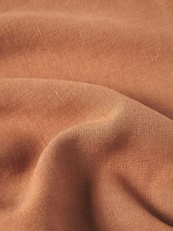 Leinen-Kissenhülle Luana mit Fransen