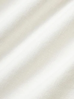 Leinen-Kissenhülle Luana mit Fransen