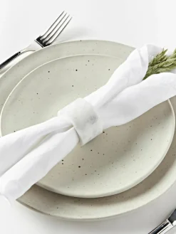 Leinen-Servietten Larissa mit Hohlsaum, 4 Stück