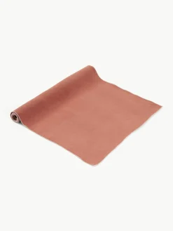 Leinen-Tischläufer Kennedy mit Umkettelung