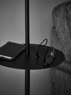 Leselampe Linear mit Ablage und Ladestation