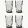Longdrinkgläser Colorado mit Strukturmuster, 4 Stück