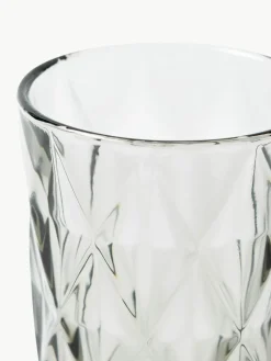 Longdrinkgläser Colorado mit Strukturmuster, 4 Stück