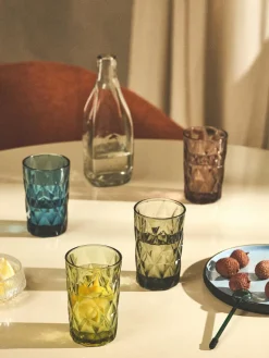 Longdrinkgläser Colorado mit Strukturmuster, 4er-Set