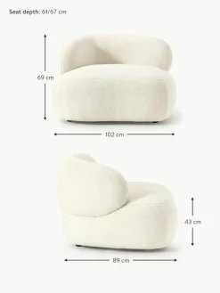 Loungesessel Alba aus Teddyfell